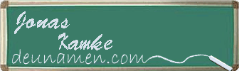 Jonas Kamke Visitenkarte